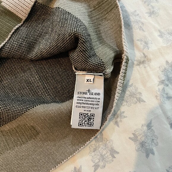 Stone Island Camouflage Jacquard Knit Sweater - Picture 5 of 7